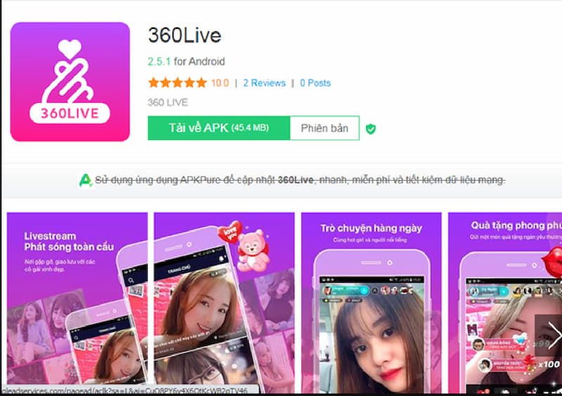 360Live đem đến cho người xem những giây phút giải trí tuyệt vời