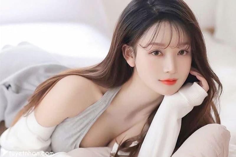 Gái xinh China mang vẻ đẹp ngây thơ