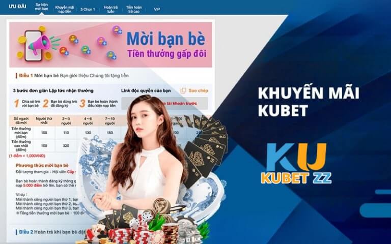 Các bước mời bạn bè nhận tiền thưởng