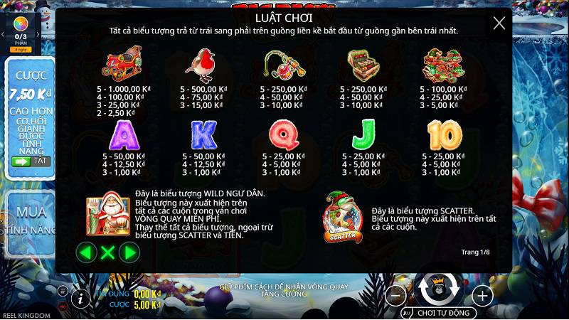 Nắm rõ luật Big Bass Christmas Frozen trước khi nghĩ đến nâng cược